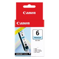 Canon i560/865/950/950D/990/9100/9950/iP3000/4000/5000/6000D/8500/MP750/760/780/S800/820/820D/830D/900/9000 Photo Cyan Ink