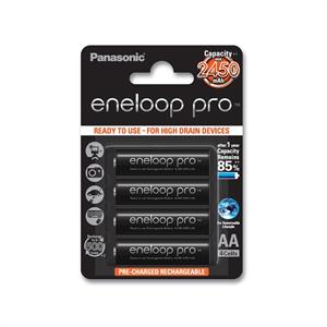 eneloop Pro AA high capacity 4 pk 2550mAh