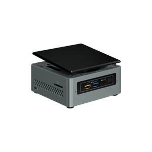 Intel NUC Mini PC Kit, CEL-J3455, DDR3L (0/2), SATA-2.5 inch (0/1), WL-AC, USB3.0, 3yr Wty