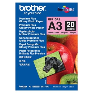 Brother BP71GA3 Glossy Paper - 20 Sheets