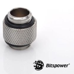 Bitspower G1/4 Dual Fitting - Silver