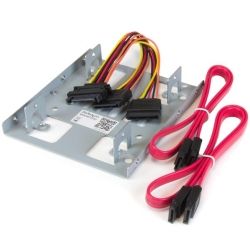 Dual 2.5 SATA HDD to 3.5 Mount Bracket