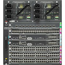 CISCO (C1-C4507R+E) CISCO ONE CATALYST4500E 7 SLOT CHASSIS 48GBPS/SLOT,FAN,NO PS