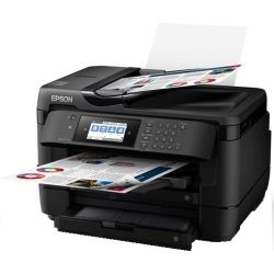 Epson WorkForce WF-7725 MultiFunction Printer - FAX, 32ppm (B), 20ppm (C), 4800x2400dpi, 4x Individual DuraBrite Ultra