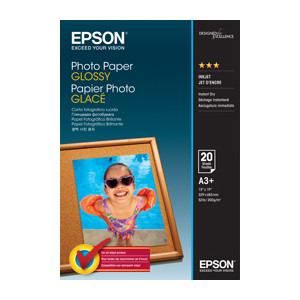 Epson C13S042535 Photo Paper Glossy, A3+, 20 Sheets Per Pack