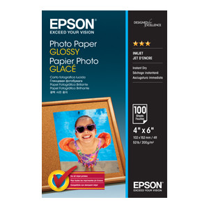 Epson C13S042548 Photo Paper Glossy 4X6 100 Sheet