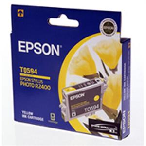 YELLOW INK CARTRIDGE FOR EPSON R2400 PRINTER