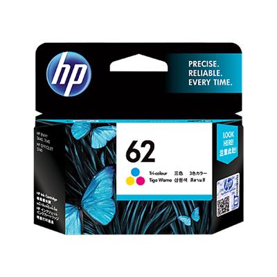 HP 62 TRI-COLOUR INK CARTRIDGES