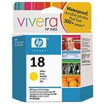 HP #18 Yellow Ink Cartridge  - 900 pages