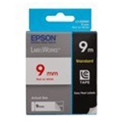 Epson S624101 Tape Standard 9mm Red on White 9m