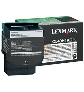 Lexmark C540H1KG Return Program High Yield Black Toner Cartridge (2K) - GENUINE