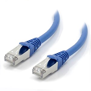 ALOGIC 0.5m Blue 10G Shielded CAT6A LSZH (Low Smoke Zero Halogen) Network Cable