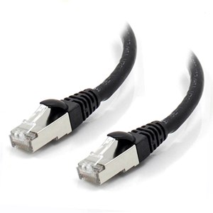 ALOGIC 5m Black 10G Shielded CAT6A LSZH Network Cable