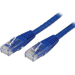 10 ft Blue Molded Cat6 UTP Patch Cable