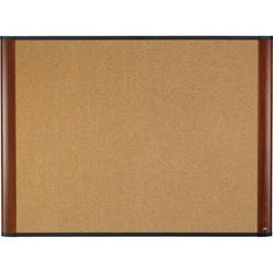 Cork Board 72X48 Mahogany Finish Frame