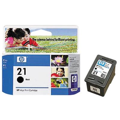 HP #21 Black Ink Cartridge - 185 pages