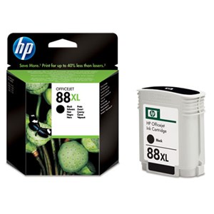 HP #88XL Black Ink Cartridge  - 2,450 pages - WSL