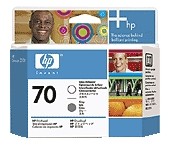 HP C9410A No.70 Gloss Enhancer and Grey Printhead - GENUINE