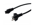 CABLE 3PIN CLOVER IEC-C5 1.8M BLK ANZ