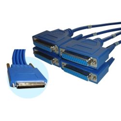 Cisco XCAB-HD4-232MT= High Density 4-Port EIA-232 Cable; Male; DTE