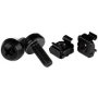 M6 SCREWS CAGE NUTS - 100 PACK BLACK