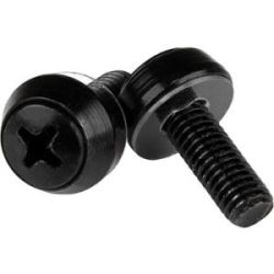 M6 Mounting Screws - 50 Pack Black