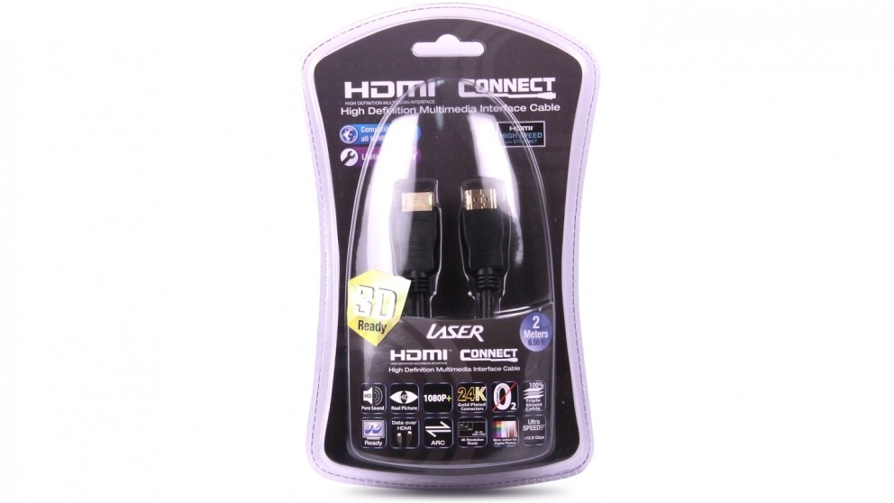 HDMI Cable v1.4 2m Gold 1080p