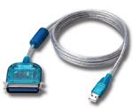 Cabac 1.8m USB to Printer Port RS232 Cable LS