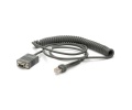 RS232 Cable:Standard- DB9 Female/ TXD On 2/9FT. Coiled for M2004