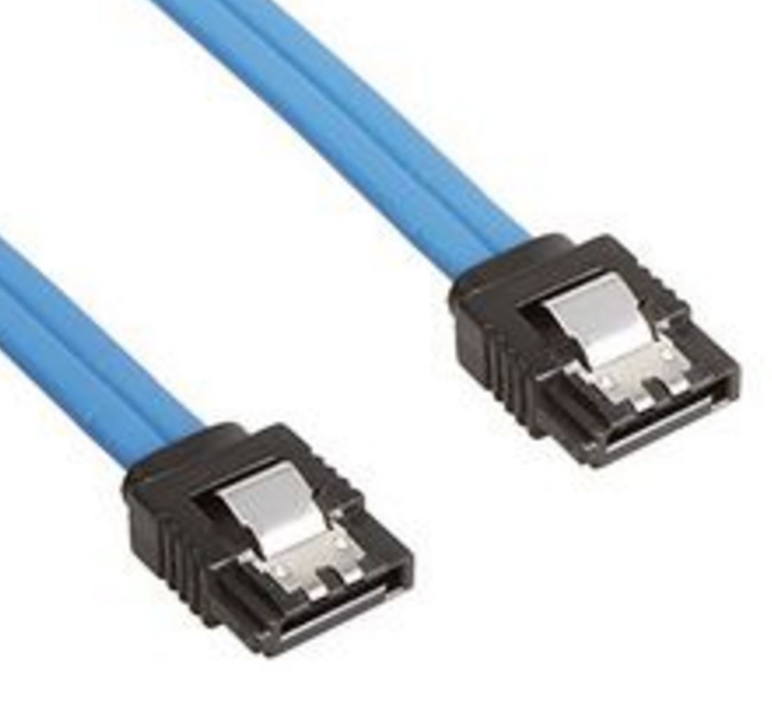 Astrotek SATA 3.0 Data Cable 30cm Male to Male Straight 180 to 180 Degree with Metal Lock 26AWG Blue ~CB8W-FC-5080