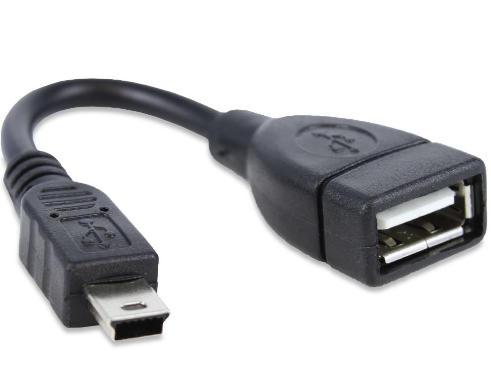 Astrotek Micro USB Male to USB Female OTG Adapter Converter Cable Black for Windows Samsung Android Tablet & Mobiles