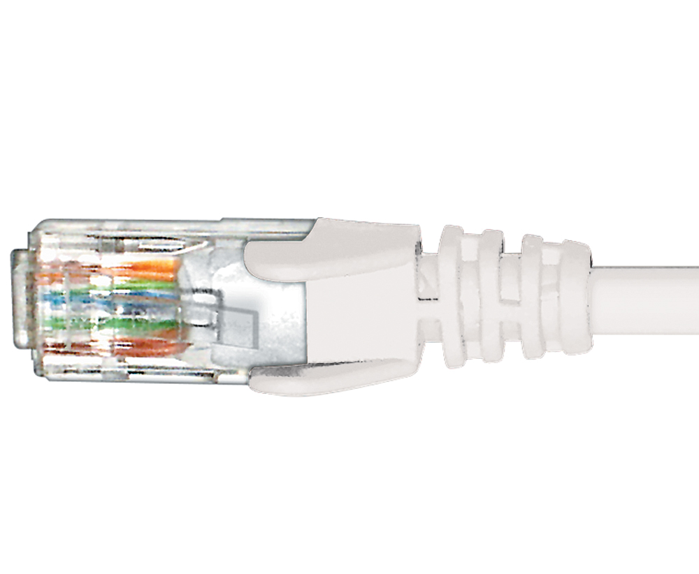 Cabac 10m CAT5 RJ45 LAN Ethenet Network White Patch Lead (LS)