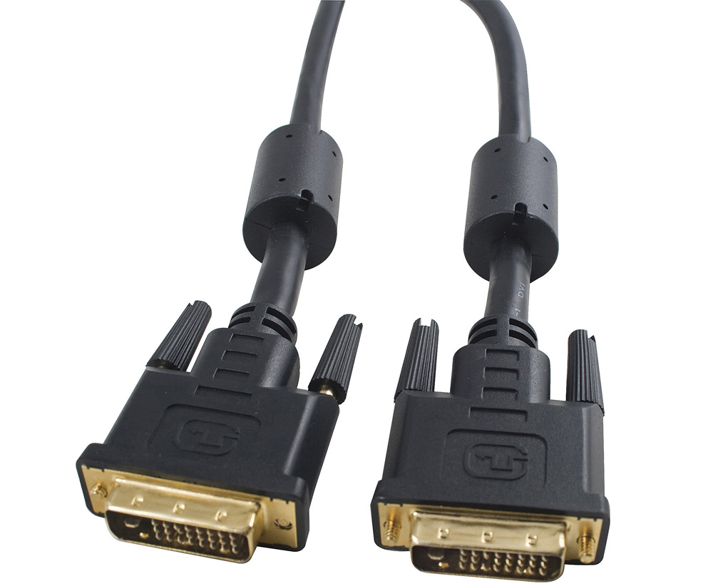 Cabac 1.8m DVI DualLink Male to Male Cable