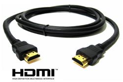 Cabac HDMI Cable 50cm / 0.5m - V1.4 19pin M-M Male to Male Gold Plated 3D 1080p Full HD High Speed with Ethernet ->CBAT-HDMI-MM-05 CBAT-HDMI-MM-180D-2