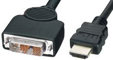 Hypertec HDMI Male to DVI-D Male Connect Between HDMI, DVI,2M