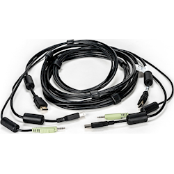 CABLE ASSY, 1-HDMI/1-USB/1-AUDIO, 10FT