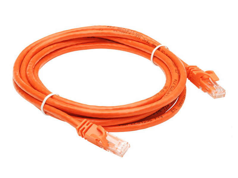 Hypertec 3m CAT5 RJ45 LAN Ethenet Network Orange Patch Lead