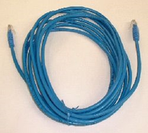 Hypertec 50m CAT5 RJ45 LAN Ethenet Network Blue Patch Lead