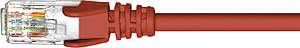 Hypertec 0.5m CAT5 RJ45 LAN Ethenet Network Red Patch Lead (LS)
