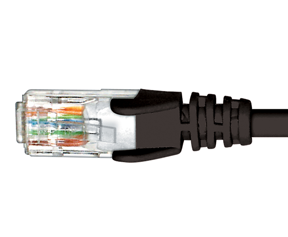 Cabac 10m CAT5 RJ45 LAN Ethenet Network Black Patch Lead~EOL