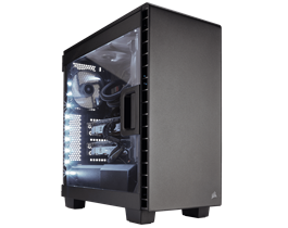 Corsair 400C Mid-Tower ATX Case with Side Window No ODD Slot. Supports Mini-ITX, MicroATX, ATX, E-ATX (LS)