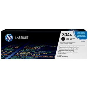 HP #304A Black Toner Cartridge - 3,500 pages