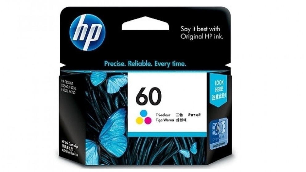 HP #60 Colour ink Cartridge - 165 pages