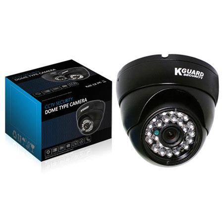 Kguard Outdoor 20M IR Camera,1/3〞Sony Supper HAD CCD ,540 TV Lines,26 IR LEDs ,Fixed Lens 3.6mm, Weatherproof, Vandal Resistant,(Not include Power Adapter)