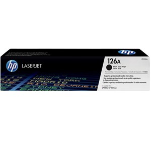 HP #126A Black Toner Cartridge - 1,200 pages
