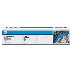 HP #126A Cyan Toner Cartridge - 1,000 pages