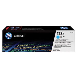 HP #128A Cyan Toner Cartridge - 1,300 pages