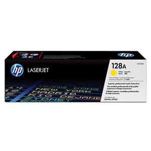 HP #128A Yellow Toner Cartridge - 1,300 pages