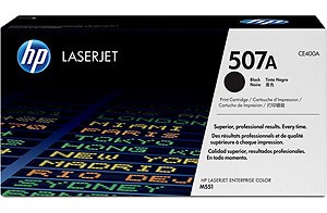 HP #507A Black Toner Cartridge - 5,500 pages