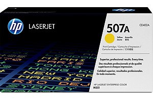 HP #507A Yellow Toner Cartridge - 6,000 pages